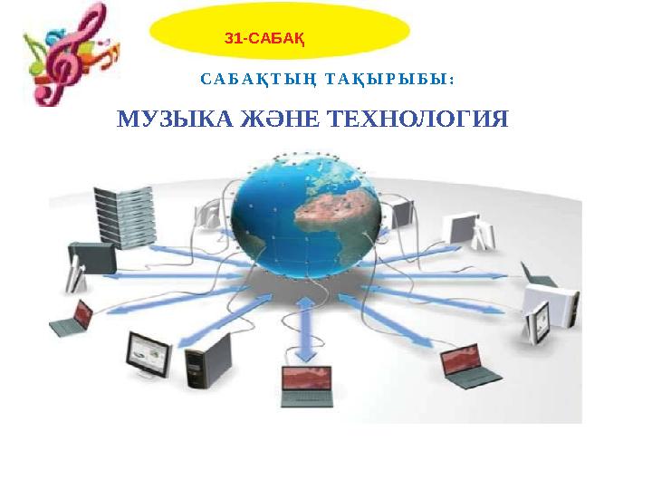 МУЗЫКА ЖƏНЕ ТЕХНОЛОГИЯ 31-САБАҚ С А Б А Қ Т Ы Ң Т А Қ Ы Р Ы Б Ы :