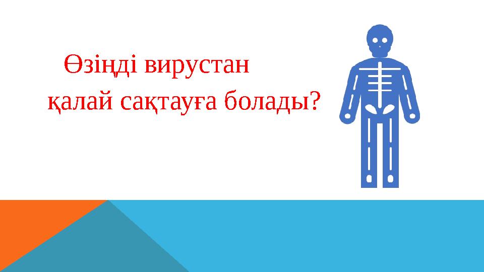 Өзің Өзіңді вирустан қалай сақтауға болады? қалай сақтауға болады? Өзі