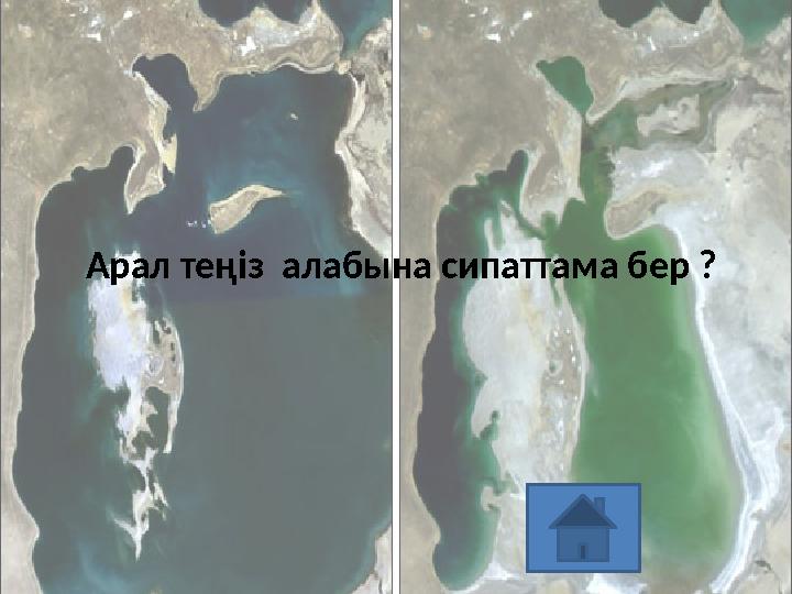 Арал теңіз алабына сипаттама бер ?