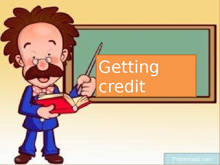 Getting credit