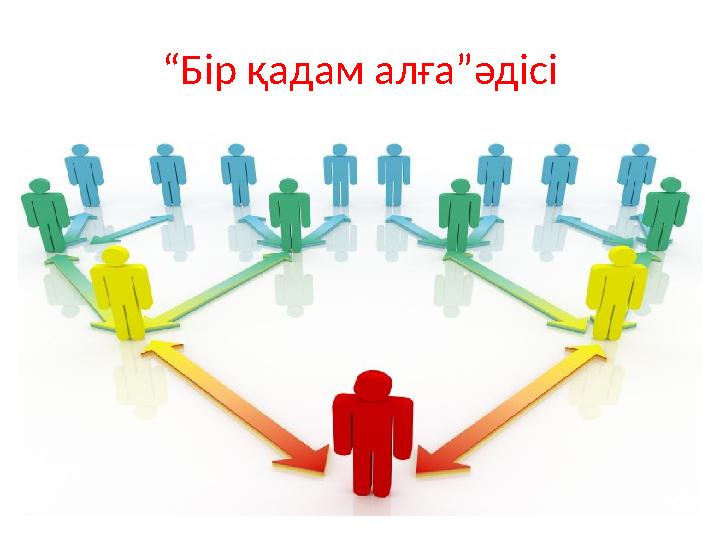“ Бір қадам алға”әдісі