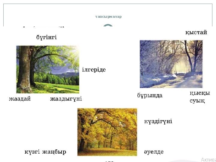 тапсырмалар