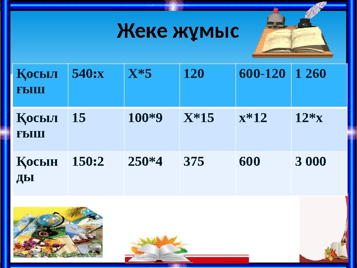 Қосыл ғыш 540:х Х*5 120 600-120 1 260