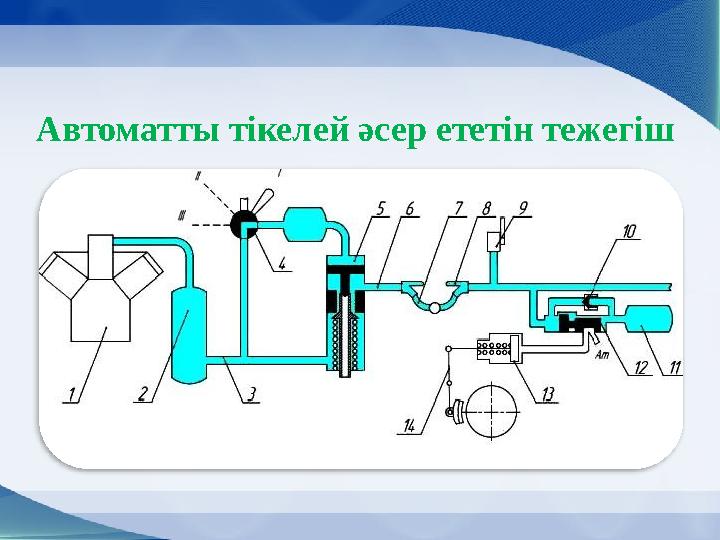 Автоматты тікелей әсер ететін тежегіш