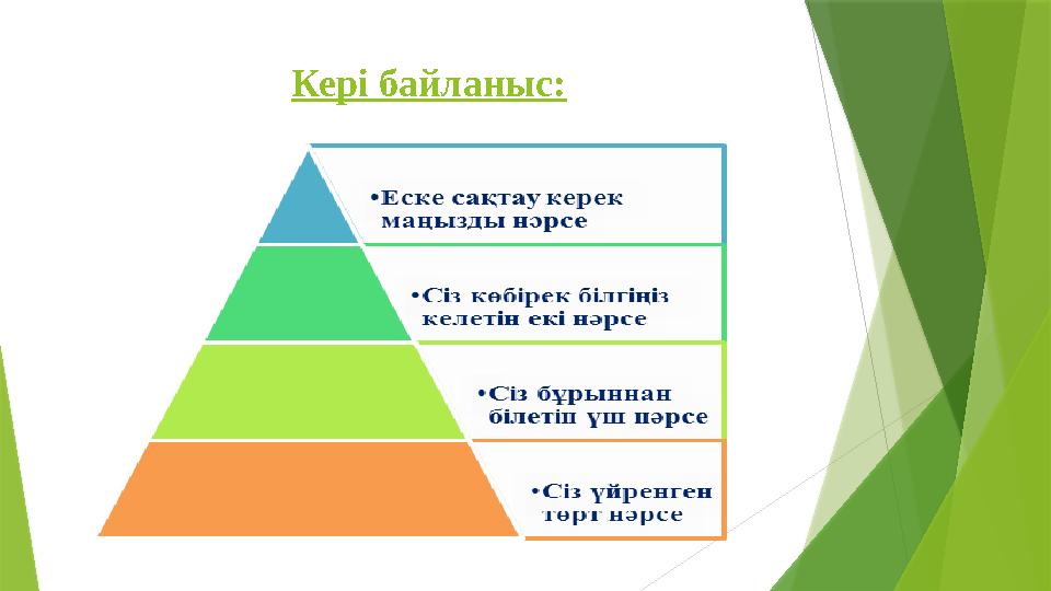 Кері байланыс: