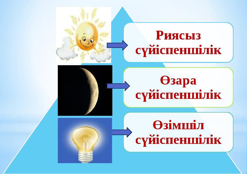 Риясыз сүйіспеншілік Өзара сүйіспеншілік Өзімшіл сүйіспеншілік