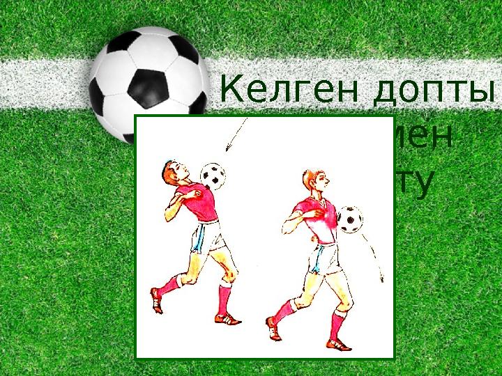 Келген допты кеудемен тоқтату