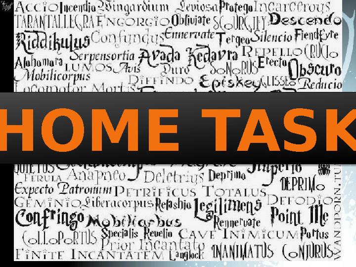 HOME TASK