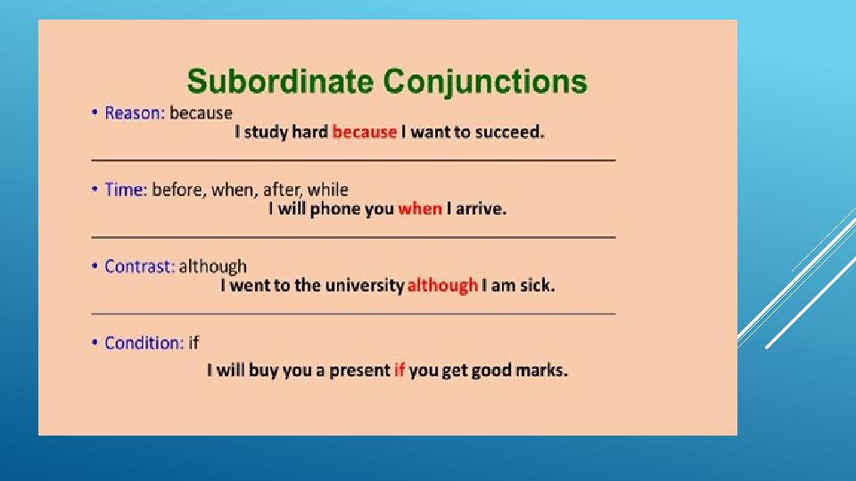 Conjunctions