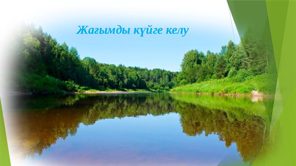 Жағымды күйге келу