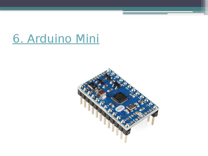 6. Arduino Mini