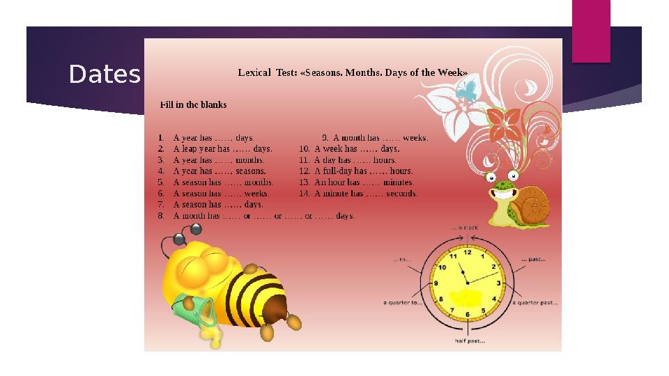 Dates