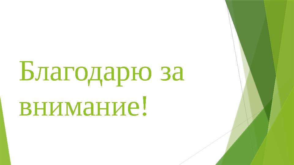 Благодарю за внимание!