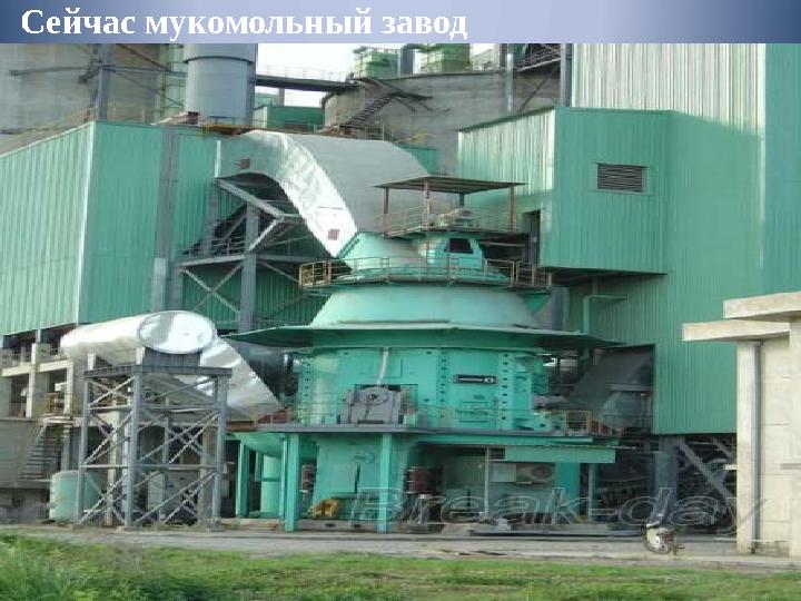 Сейчас мукомольный завод