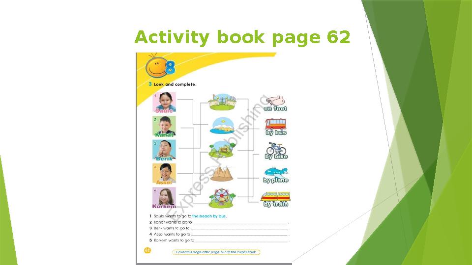 Activity book page 62