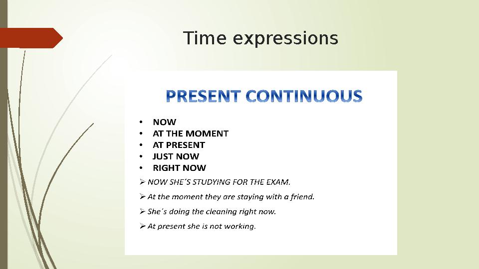 Time expressions