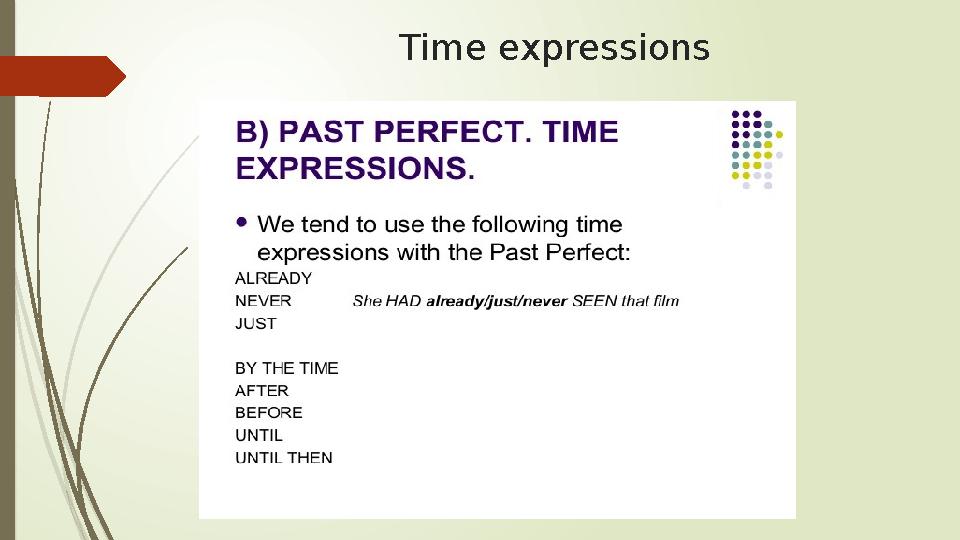 Time expressions