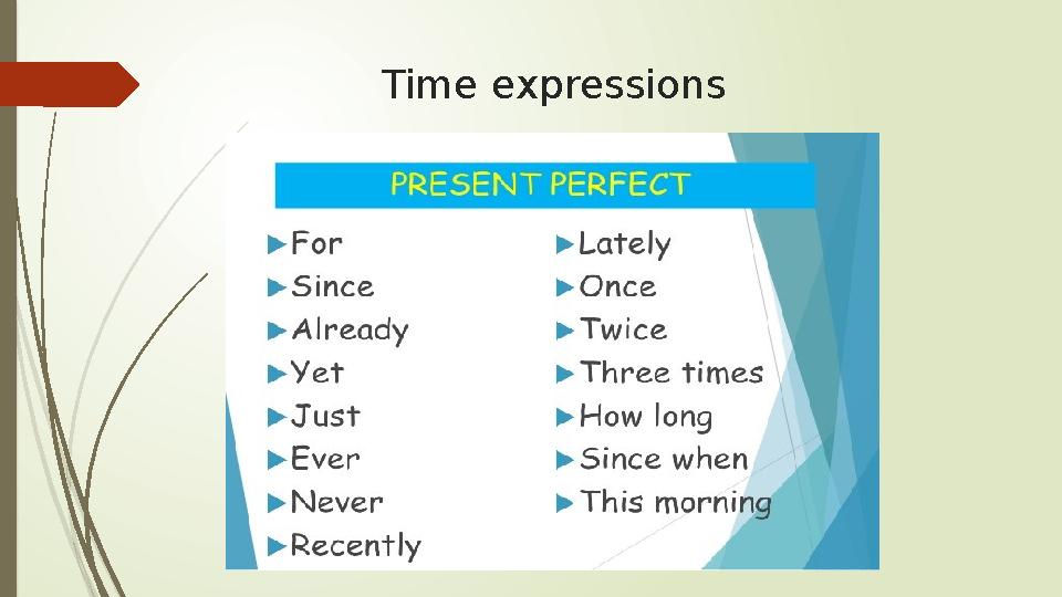 Time expressions