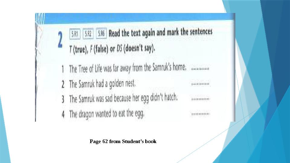 Page 62 from Student’s book