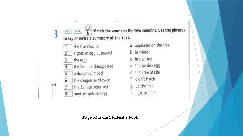 Page 62 from Student’s book