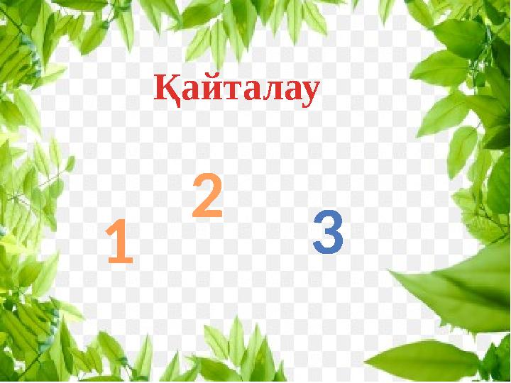 Қайталау 1 2 3