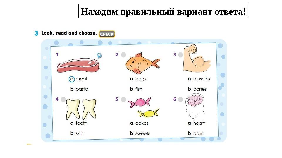 Находим прав ильный вариант ответа!