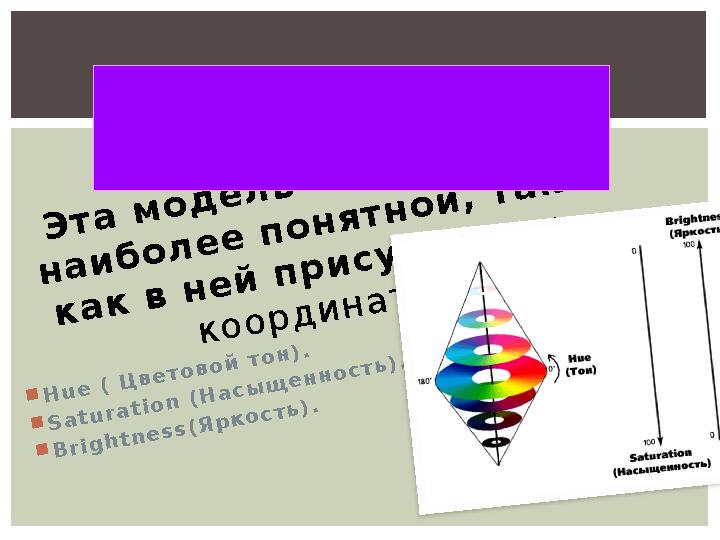 Э т а м о д е л ь с ч и т а е т с я н а и б о л е е п о н я т н о й , т а к к а к в н е й п р и с у т с т в