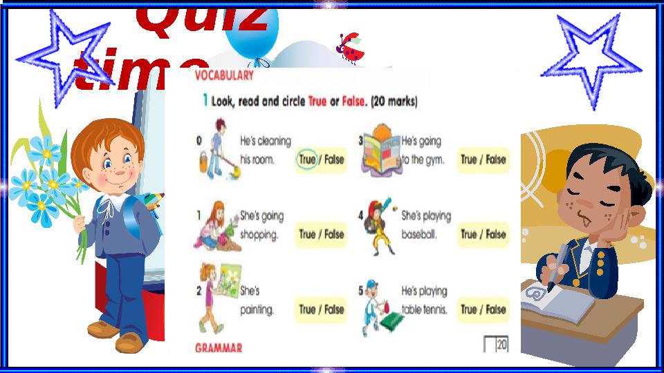 Quiz time