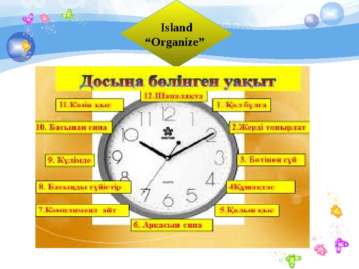 I sland “ Organize”