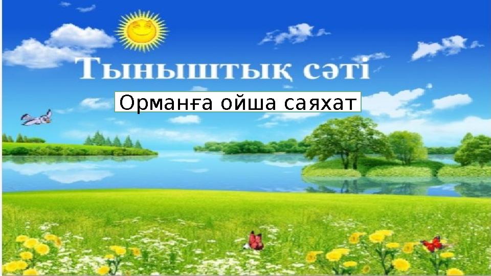 Орманға ойша саяхат