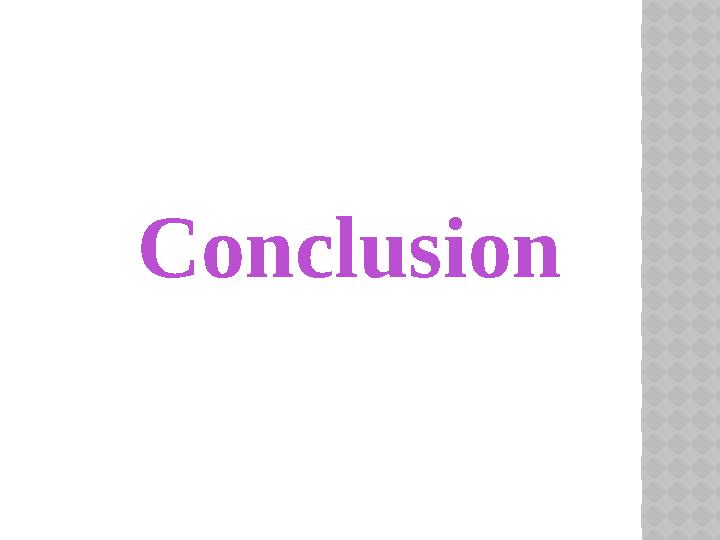 Conclusion
