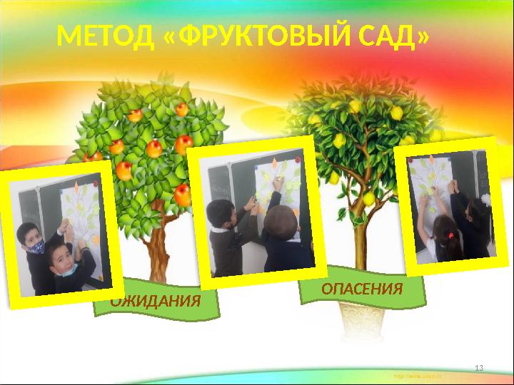 13МЕТОД «ФРУКТОВЫЙ САД» ОЖИДАНИЯ ОПАСЕНИЯ