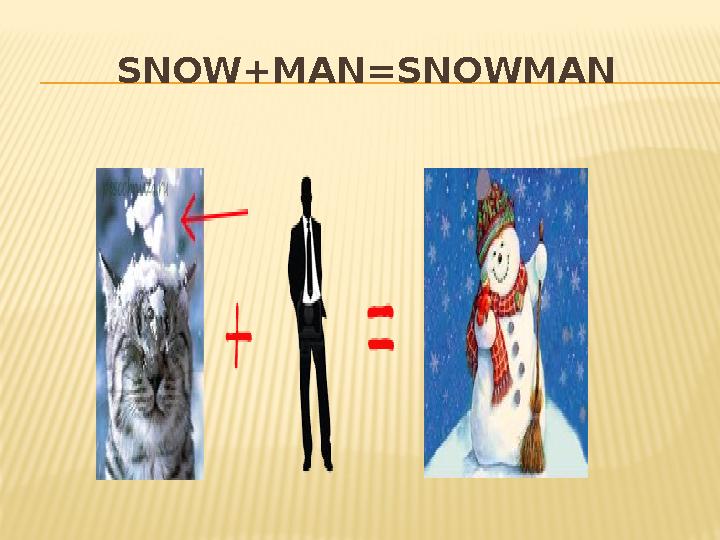 SNOW+MAN=SNOWMAN