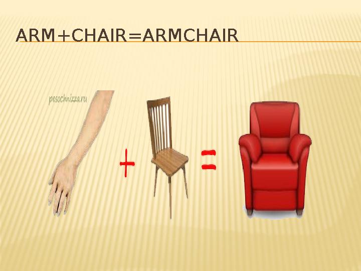 ARM+CHAIR=ARMCHAIR