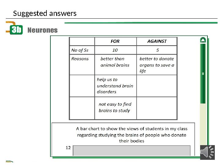 Suggested answers