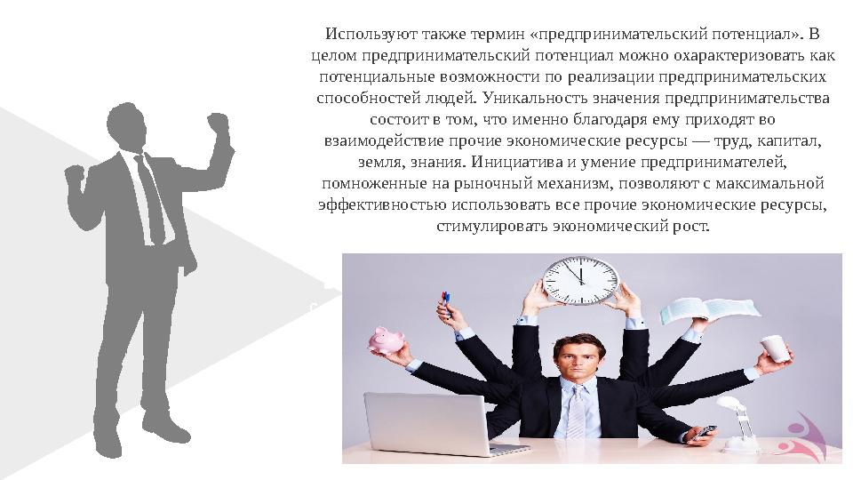 Contents Here Используют также термин «предпринимательский потенциал». В целом предпринимательский потенциал можно охарактеризо