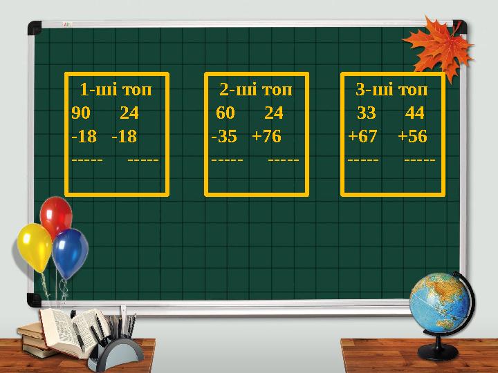 1- ші топ 90 100 -18 -18 ----- ---- 3- ші топ 33 44 +67 +56 ----- ----2- ші топ 60 24 -35