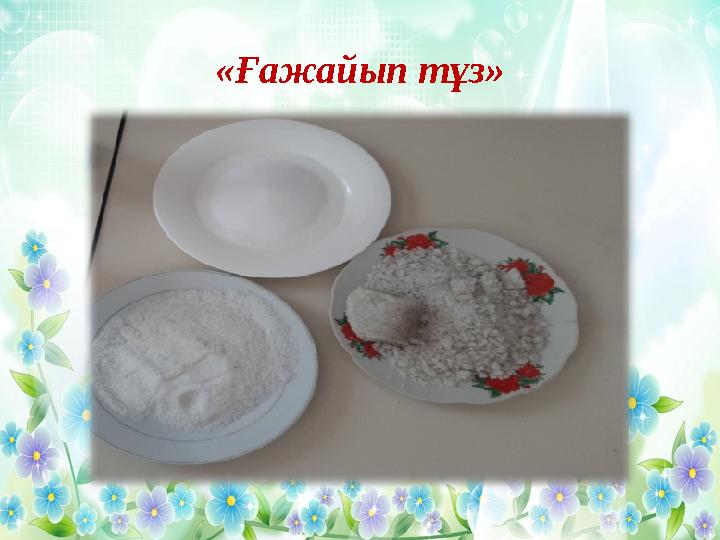 «Ғажайып тұз»