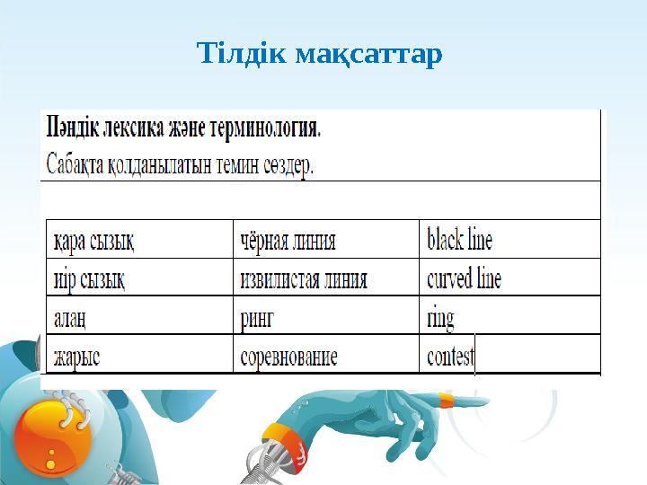 Тілдік мақсаттар