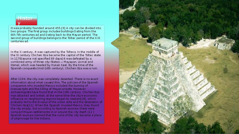 Histor y It was probably founded around 455.[9] A city can be divided into two groups. The first group includes buildings Datin