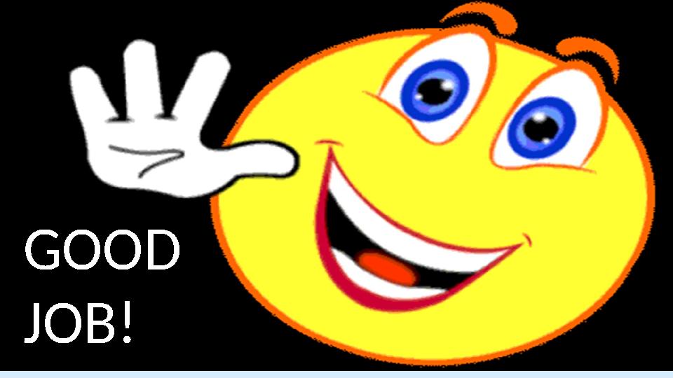 GOOD JOB!