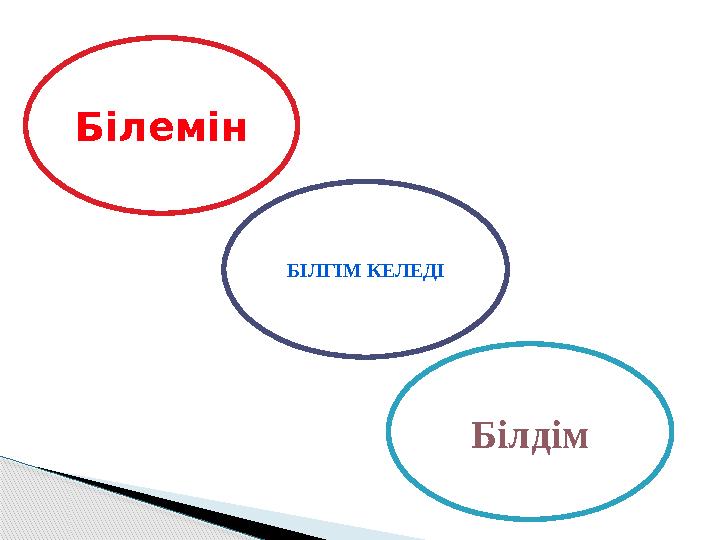 Білемін БІЛГІМ КЕЛЕДІ Білдім