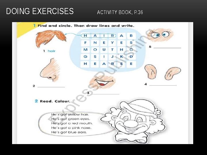 DOING EXERCISES ACTIVITY BOOK, P.36