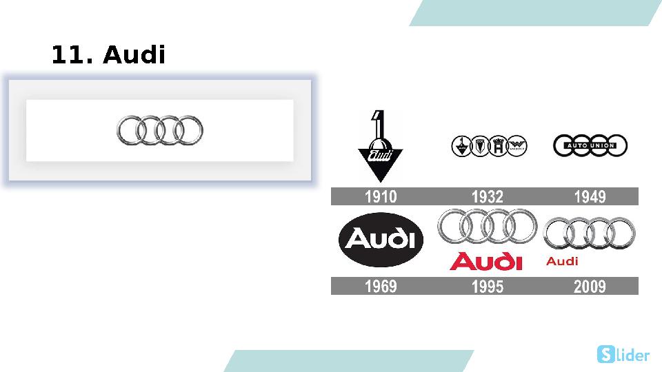 1 1 . Audi