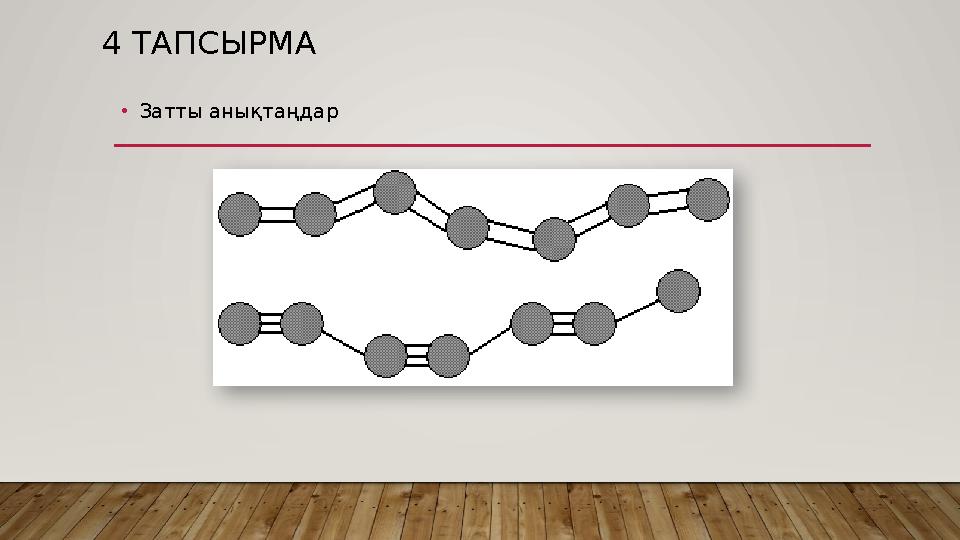 4 ТАПСЫРМА • Затты анықтаңдар