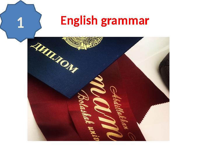 English grammar 1