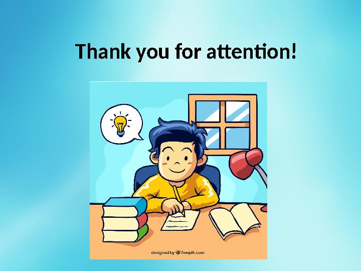 Thank you for attention!