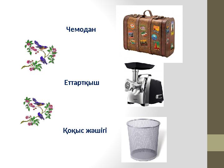 Чемодан Еттартқыш Қоқыс жәшігі