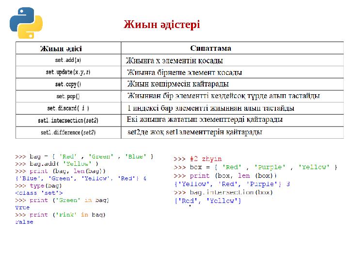 Жиын әдістері