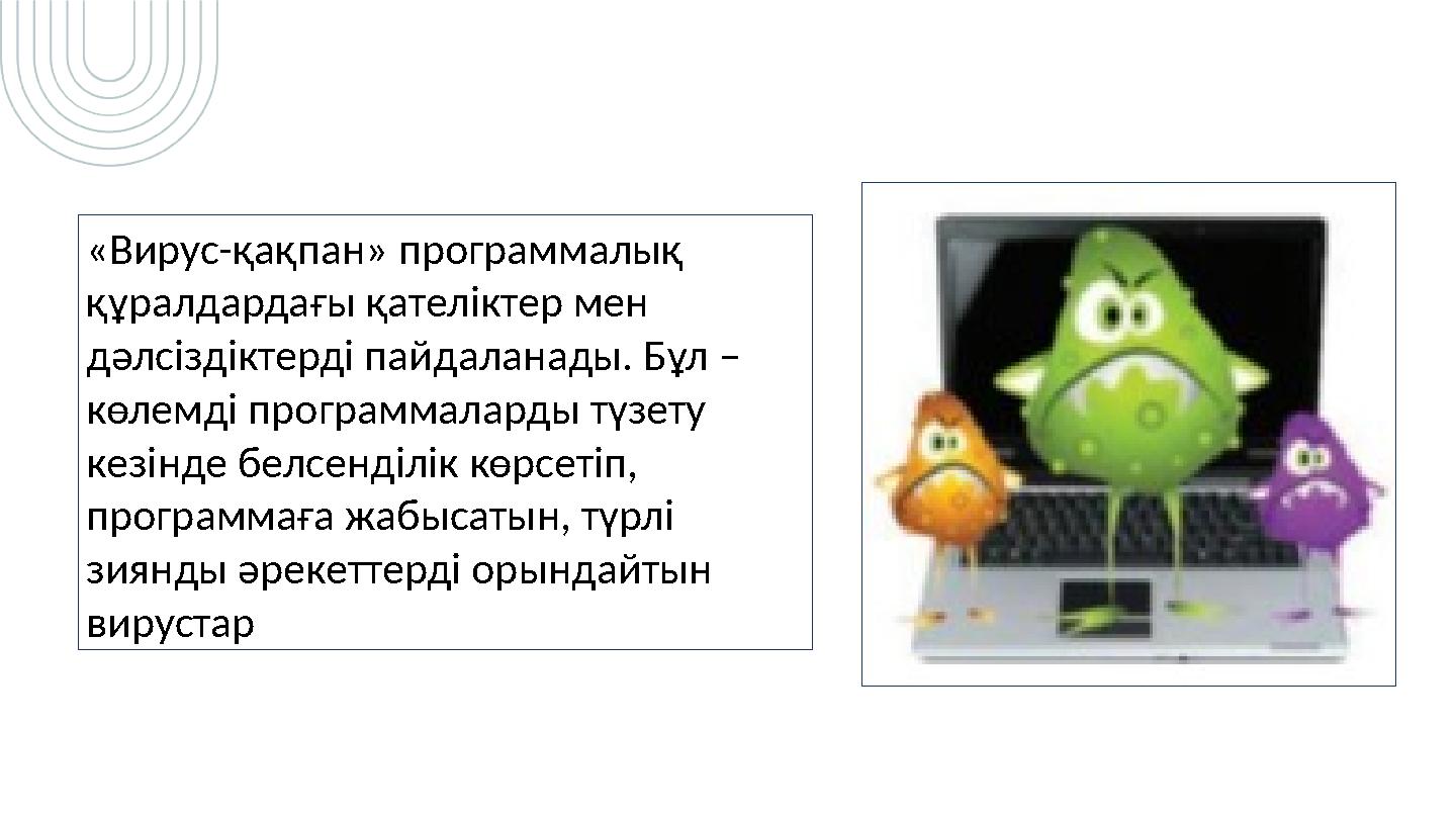 «Вирус-қақпан» программалық құралдардағы қателіктер мен дәлсіздіктерді пайдаланады. Бұл – көлемді программаларды түзету кезін